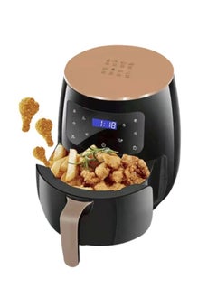 Buy Air Fryer Healthy Oil-Free Frying Air Fryer LED Touch Display 8 Preset Heating Modes Auto Shut Off 2400W Black capacity 6L in Saudi Arabia