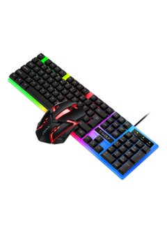 Buy Wired Keyboard & Mouse Set 104 Keys USB Wired Keyboard 2400DPI Mouse RGB Backlit Gaming Keyboard Mouse Combo in UAE