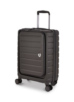 اشتري Magellan ABS Luggage, Carry On Cabin Size, Hard Trolley Travel Bag with Front Open Pockets for Laptop, USB Type C Ports, TSA Lock and 4 Double Spinner Wheels, 20 Inch, CTH0043S-20 في السعودية