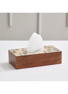 اشتري Botanica Wooden Tissue Box 25x8x14 cm في السعودية