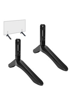 Buy TV Feet Stand, TV Legs for 32 to 65 Inch TV, TV Screen Stand with Screws for Flat and Curved TV LED LCD TV up to 45kg, Mounting Hole Distance from 22 to 55mm in UAE