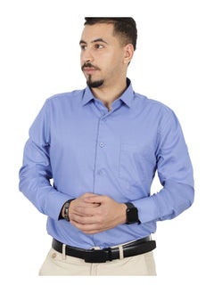 Buy Basic Buttoned Shirt  Extra Slim Shirt Stone  BLUE in UAE