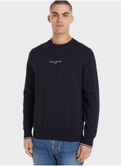 Buy Logo Crew Neck Sweatshirt in UAE