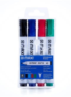 اشتري 4-Piece Dry Erase Whiteboard Marker Multicolour في الامارات