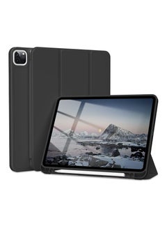 Buy Apple Smart Folio Flip Full Cover Tablet Case with Pencil Holder and Auto Wake/Sleep function for Apple iPad Pro 11 2022,2021,2020 11 Inch – Black in Saudi Arabia