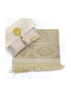 اشتري Prayer Rug With Pouch – Creme في الامارات