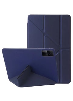 Buy Ecosystem Smart Case For Xiaomi Redmi Pad SE 11 inch Tablet 2023 Cover with Pencil Holder, 5-in-1 Multiple Viewing Angles, Smooth Silicone Cover & Soft TPU Back, Auto Wake/Sleep, (Dark Blue) in Egypt