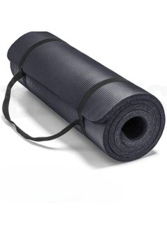 Buy Yoga Mat Non Slip,Yoga Mat with Strap Included 10mm Thick Exercise Mat Yoga and Many Other Home Workouts in UAE