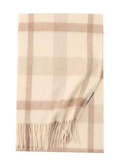 Buy Warm Long Cashmere Check Scarf Multicolour in UAE