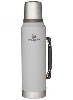 Buy Classic Legendary Bottle 1L / 1.1QT Ash– BPA FREE Stainless Steel Thermos | Keeps Cold or Hot for 24 Hours | Leakproof Lid Doubles as Cup | Dishwasher Safe | Lifetime Warranty in UAE