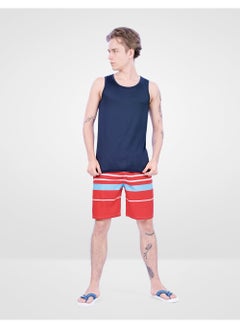 Buy Web Denim Elastic Waistband With Drawstring Assorted Comfortable Polyester Swim Shorts For Men’s Quick Dry Swimming Trunks With Pockets in UAE