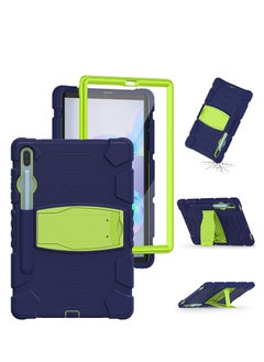 Buy Gulflink Back Cover Protect Case for SAMSUNG Tab S6 T860/T865/T867 10.5 inch navyblue and lime in UAE