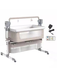 Buy Automatic Swing Cot & Bedside Crib With Bluetooth in UAE