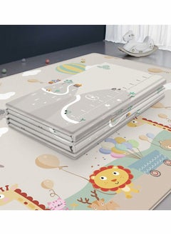 Buy Collapsible Baby Play Mat Thickness  Infant Blanket 200x180cm in UAE