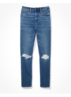 Buy AE Ne(x)t Level Soft Knit Ripped Mom Jean in UAE