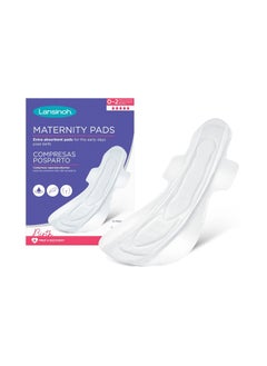 Buy Lansinoh Extra Absorbent Premium Maternity Pads 0-2 Weeks Post-Birth, After Delivery Pad For Urinary Incontinence & Heavy Flow|Extra Soft Ultra-Absorbent|Postpartum Flow & Overnight Flow|Pack Of 10 in UAE