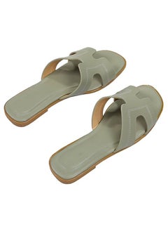 Buy Women Fashion Summer Slippers Outdoor or Indoor Flat Beach Sandals in UAE