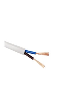 اشتري RR 0.75mm X 2Core Flexible Cable White في الامارات