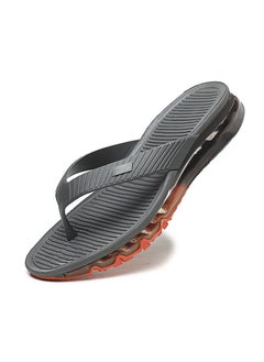 Buy Couples Summer New Beach Slides Soft SoleGray Orange Gray Orange in Saudi Arabia