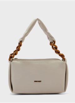 Buy Chain Detail Zip Over Satchel in UAE