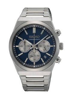 اشتري Chronograph Quartz Blue Dial Stainless Steel Men's Watch SSB453P1 في الامارات