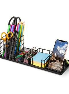 Buy Office Supplies Desk Organizer with Pen Holder, Phone Holder, Note Tray, Paper Clip Storage, Multifunctional, Can Be Freely Combined, for Office, Home, and School Use in UAE