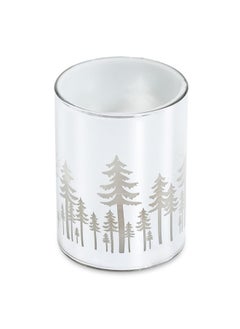 Buy Battery-Operated Led Candle, Silver - 10 Cm in UAE