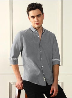 Buy Slim Collar Regular Fit Casual Shirt in Saudi Arabia