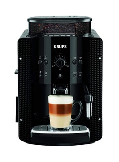 اشتري Fully Automatic Espresso and Cappuccino Coffee Machine 1.8 L, Automatic Cleaning, Milk System with Cappuccino Plus Nozzle | EA8108 | Black في الامارات