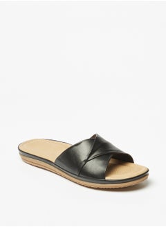 Buy Solid Slide Sandals in UAE