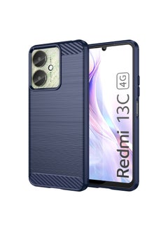 Buy Shockproof Protection Phone Case for Redmi 13C 4G/Redmi 13C 5G/Poco M6 5G/Poco C65 4G Blue in UAE