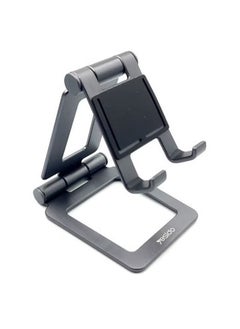 Buy Foldable Mobile Phone Holder 12cm Black in Saudi Arabia