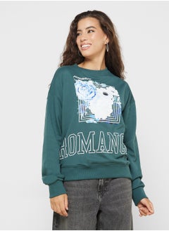 Buy Graphic Printed Sweatshirt in Saudi Arabia