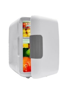 Buy Mini Portable Compact Personal Fridge Cools & Heats, 4 Liter Capacity Chills Six 12 oz Cans, 100% Freon-Free & Eco Friendly, Includes Plugs for Home Outlet & 12V Car Charger in UAE