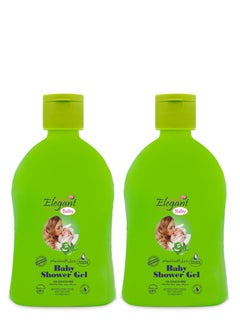 اشتري Elegant Aloe Vera Baby Shower Gel 500ml Twin Pack في الامارات