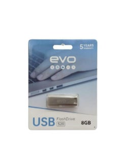 Buy Evo S20 USB Flash Drive, 8GB - Silver in Egypt