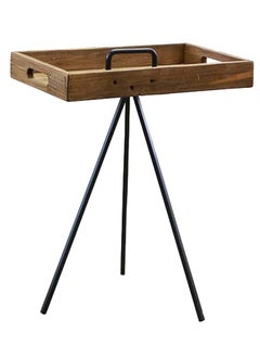 اشتري Edinburg Rectangular Serving Tray Table, Natural في الامارات