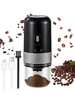 اشتري Electric Coffee Grinder, Ceramic Conical Burr Coffee Grinder, Large Capacity Portable Cordless Coffee Bean Grinder, Grind Settings Adjustable, Suitable For Office/Travel في السعودية