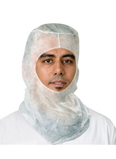 Buy 100 Pcs Disposable Hood Cap Blue in UAE