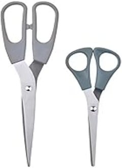 Buy Digital Shoppy SVÄRDFISK Scissors, set of 2, stainless steel grey/grey-turquoise in Egypt