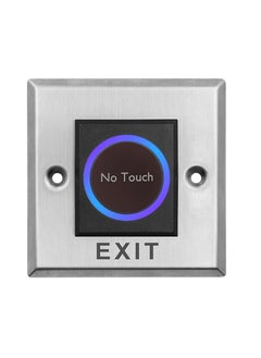 Buy Touchless Exit Button Switch No Touch Door Infrared Sensor with LED Input DC12V Output COM/NC/NO for Access Control Systems Gates and Garage Openers in UAE