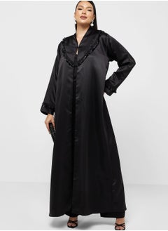 Buy Embellished Detail Abaya in UAE