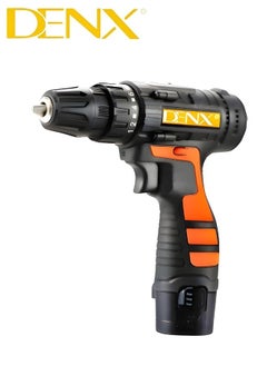 Buy Denix Cordless Drill Kit with 1300mAh Battery 12V Voltage and Variable Speed ​​- DINX in Saudi Arabia