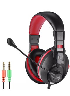 اشتري MARVO H8321S Gaming Headset On-ear – 2x 3.5mm Stereo Sound  – Omnidirectional mic for  communication  – with volume control  – 40mm Speaker Unit For PC | Black في مصر