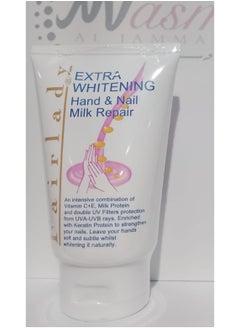 Buy EXTRA WHITENING Hand & Nail Repair Cream with Milk 100ml in Saudi Arabia