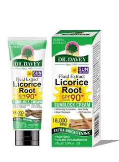 Buy Sunblock Cream SPF 90+ With Licorice Extract 100 g in UAE