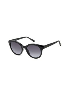 اشتري Women's UV Protection Round Sunglasses - Fos 3146/G/S Black 53 - Lens Size: 53 Mm في السعودية