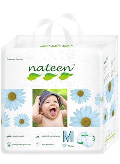 اشتري Nateen Premium Care Baby Diapers,Size 3 (4-9kg),Medium,18 Count Diapers,Super Absorbent,Breathable Baby Diapers. في الامارات