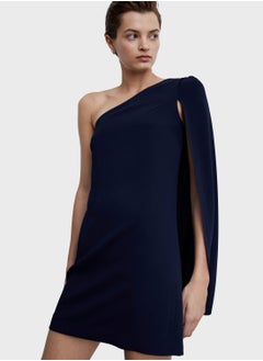 Buy One Shoulder Knitted Dress in Saudi Arabia