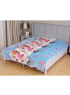 Buy 1 Ply Blanket Spain Quality Super Soft Royal Cloudy Blanket 220 × 240CM in UAE